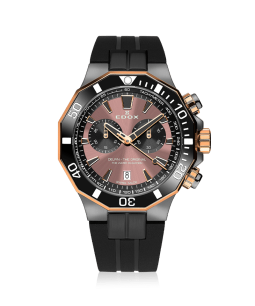 Edox CO-1 Chronograph 43mm - 10112 357GRNCA BRNR