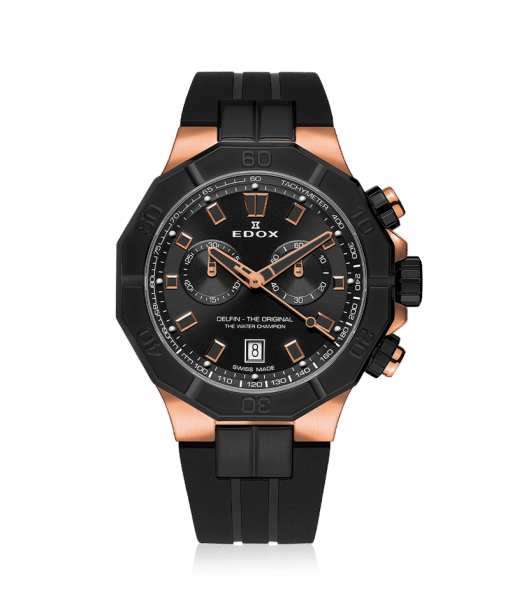 Edox CO-1 Chronograph 43mm - 10113 37RNCA NIR