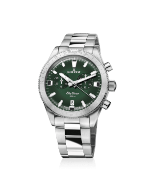 Edox SkyDiver Chronograph 40mm - 10116 3 VIDN