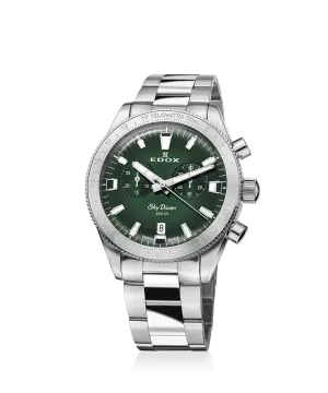 Edox SkyDiver Chronograph 40mm - 10116 3 VIDN