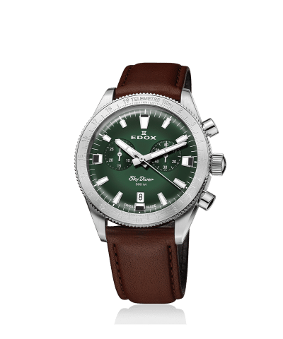 Alternative view of Edox SkyDiver Chronograph 40mm - 10116 3 VIDN
