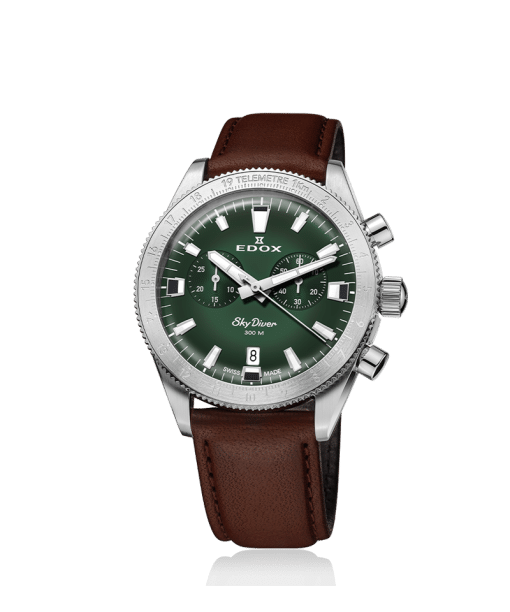 Alternative view of Edox SkyDiver Chronograph 40mm - 10116 3 VIDN