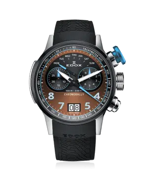 Edox Chronorally Chronograph 45mm - 38003 TINBU BRNBU