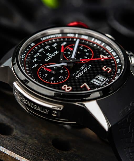 Alternative view of Edox Chronorally Chronograph 45mm - 38003 TINRO CARO