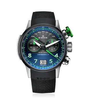 Edox Chronorally Chronograph 45mm - 38003 TINV BUNV