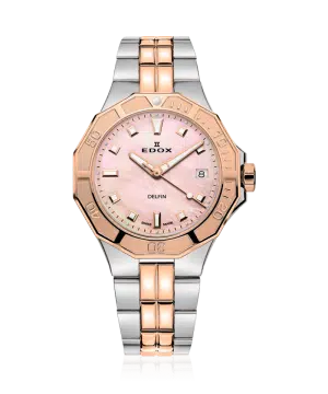 Edox Delfin Diver Date Lady 38mm - 53020 357RM ROR