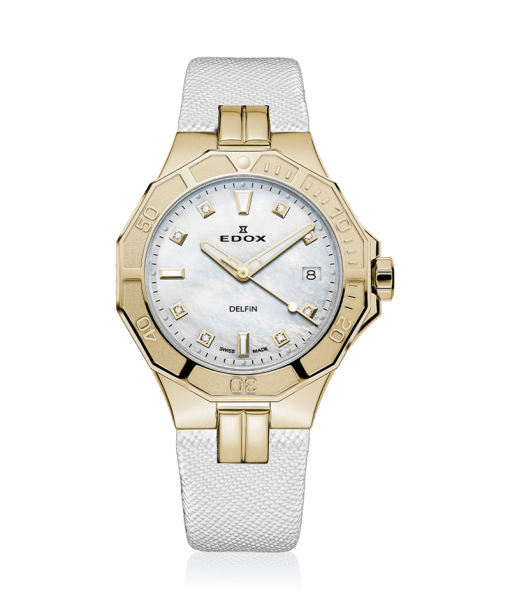 Edox Delfin Diver Date Lady 38mm - 53020 37JC NADD