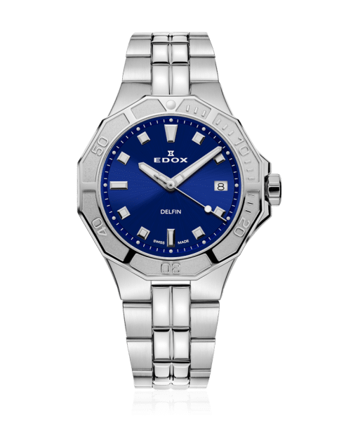 Edox Delfin Diver Date Lady 38mm - 53020 3M BUN