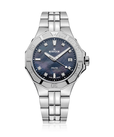 Edox Delfin Diver Date Lady 38mm - 53020 3M NANND