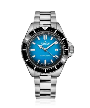 Edox Neptunian Date Automatic 44mm - 80120 3NM BUIDN