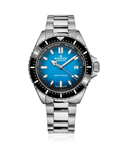 Edox Neptunian Date Automatic 44mm - 80120 3NM BUIDN