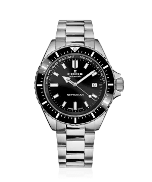Edox Neptunian Date Automatic 44mm - 80120 3NM NIN