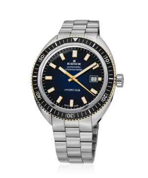 Edox Hydro-Sub Date Chronometer Automatic 42mm - 80128 357JNM BUDD