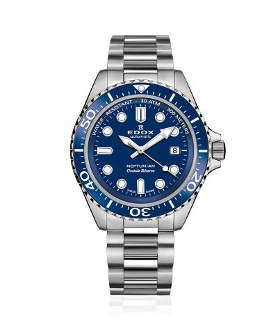 Alternative view of Edox Neptunian Grande Reserve Date Automatic 42mm - 80801 3BUM BUIN