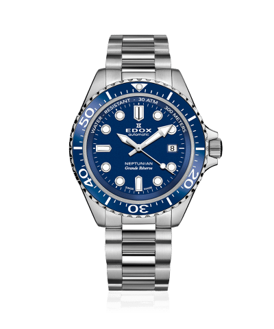 Edox Neptunian Grande Reserve Date Automatic 42mm - 80801 3BUM BUIN