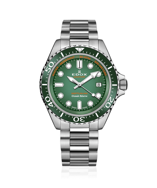 Edox Neptunian Grande Reserve Date Automatic 42mm - 80801 3VM VDN