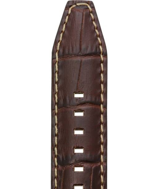 Rochet Sport Luxe «Indiana» Brun Vanntett Alligator Decor Skinnreim XL