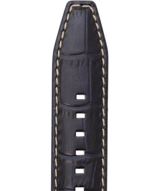 Rochet Sport Luxe «Indiana» Navy Vanntett Alligator Decor Skinnreim