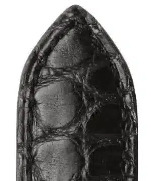 Rochet Luxe «Boca» Sort Alligator Skinnreim