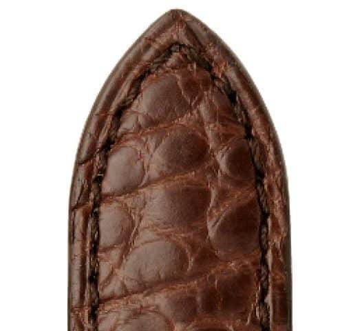 Rochet Luxe «Boca» Brun Alligator Skinnreim