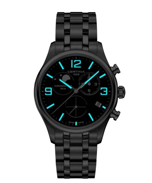 Alternative view of Certina DS-8 Moon Phase 42mm - C033.460.11.057.00