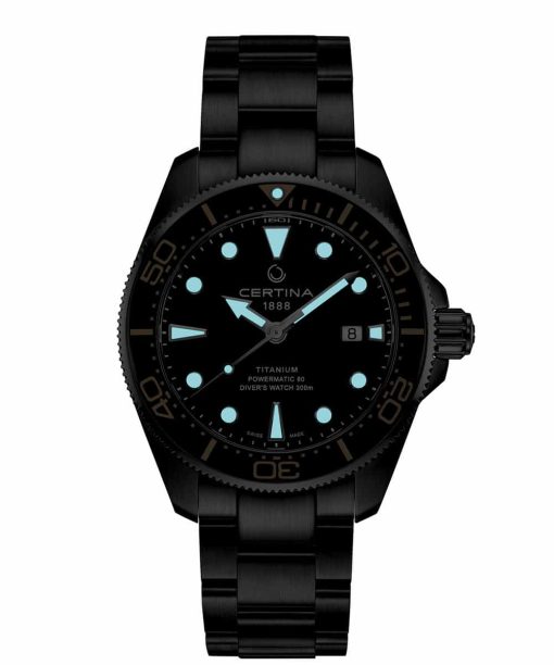 Alternative view of Certina DS Action Diver Titanium Powermatic 80 43mm - C032.607.44.051.00