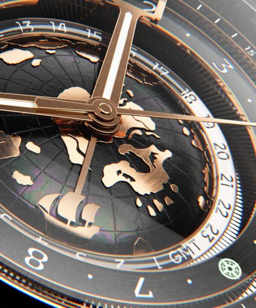 Alternative view of DeSanders Voyage GMT Black Pearl