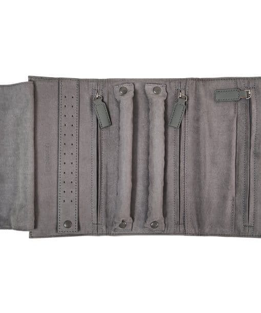 Alternative view of Leanschi jewellery travel pouch/grey