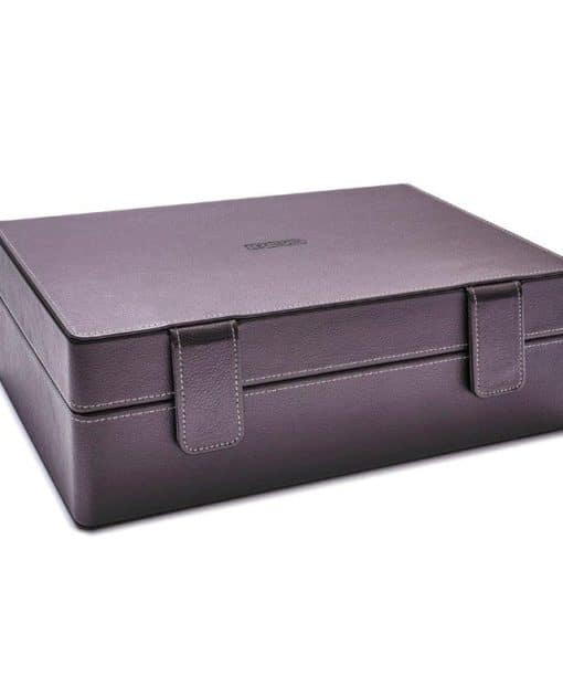 Alternative view of Leanschi 10 slot box/brown