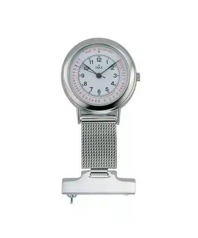 Inex Søsterur Stål / Hvit 30mm