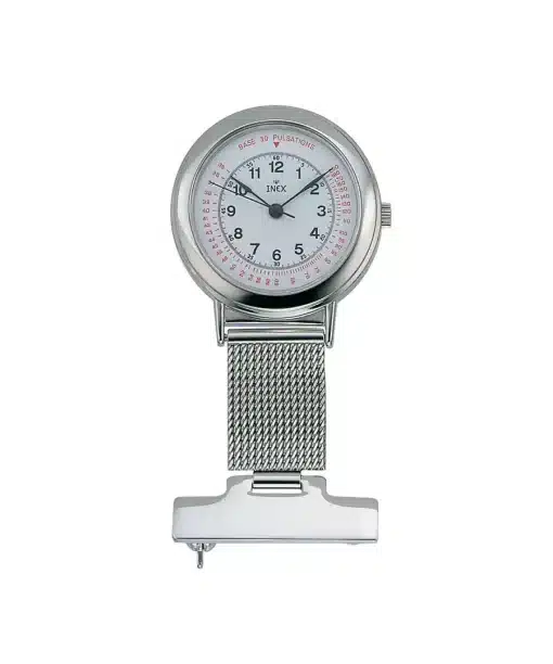 Inex Søsterur Stål / Hvit 30mm