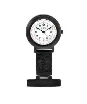 Inex Søsterur Sort Stål / Hvit 30mm