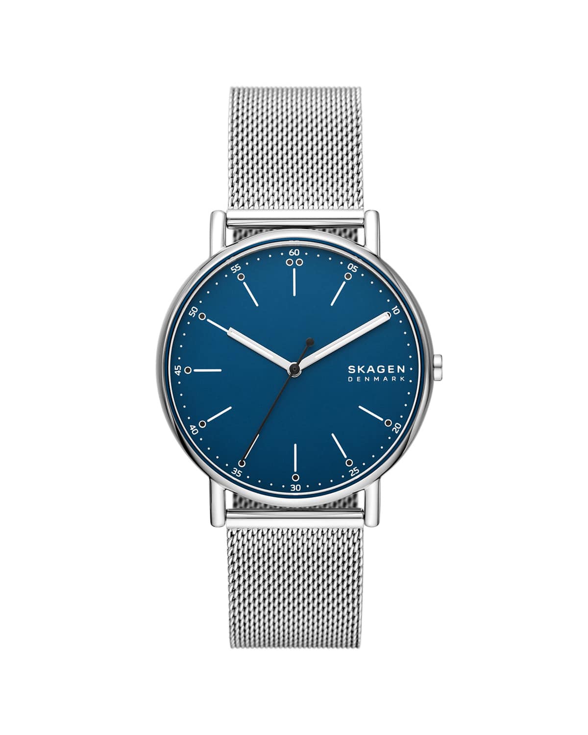 Skagen Signatur Three-Hand Silver Stainless Steel Mesh Watch - SKW6904