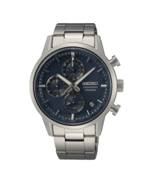 Seiko Quartz Titan Chronograph 41.6mm - SSB387P1