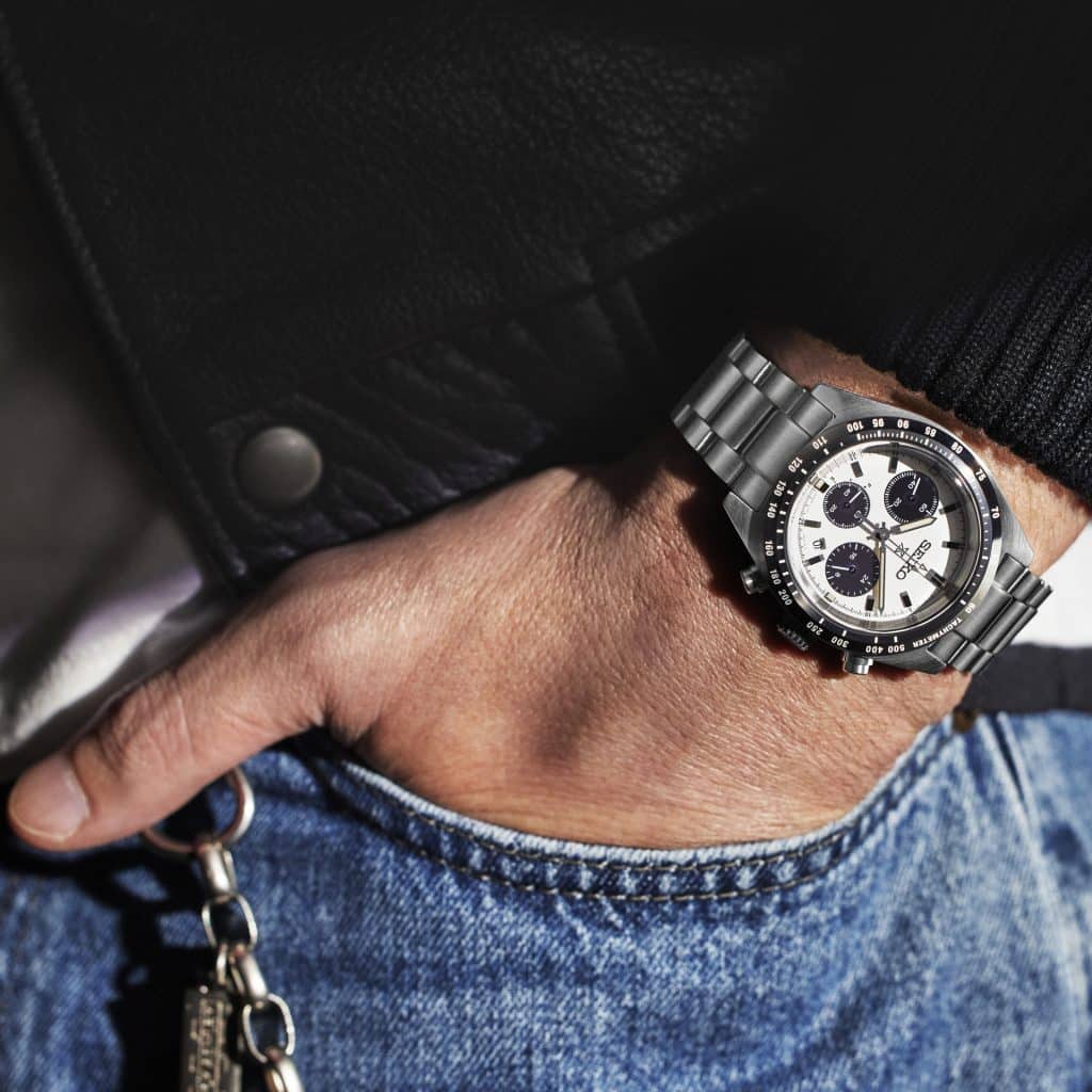 Seiko Prospex Speedtimer Solar 39mm – SSC813P1 på herrehånd