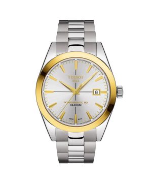Tissot Gentleman Powermatic 80 Silicium 18K Gold Bezel - T927.407.41.031.01